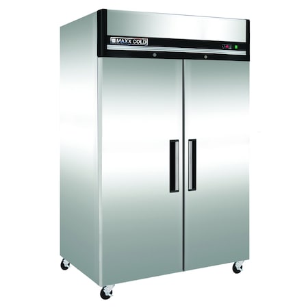 Maxx Cold Reach-In Refrigerator, Double Door, Top Mount 42.8 CUFT MCRT-49FD